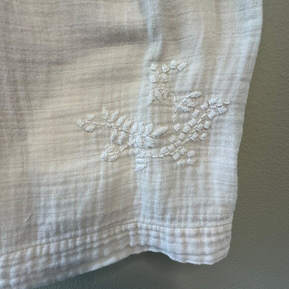 BONPOINT Embroidered Dress Girls 6 Vintage Inspired Pale Pink Cotton Embroidery - Picture 4 of 8